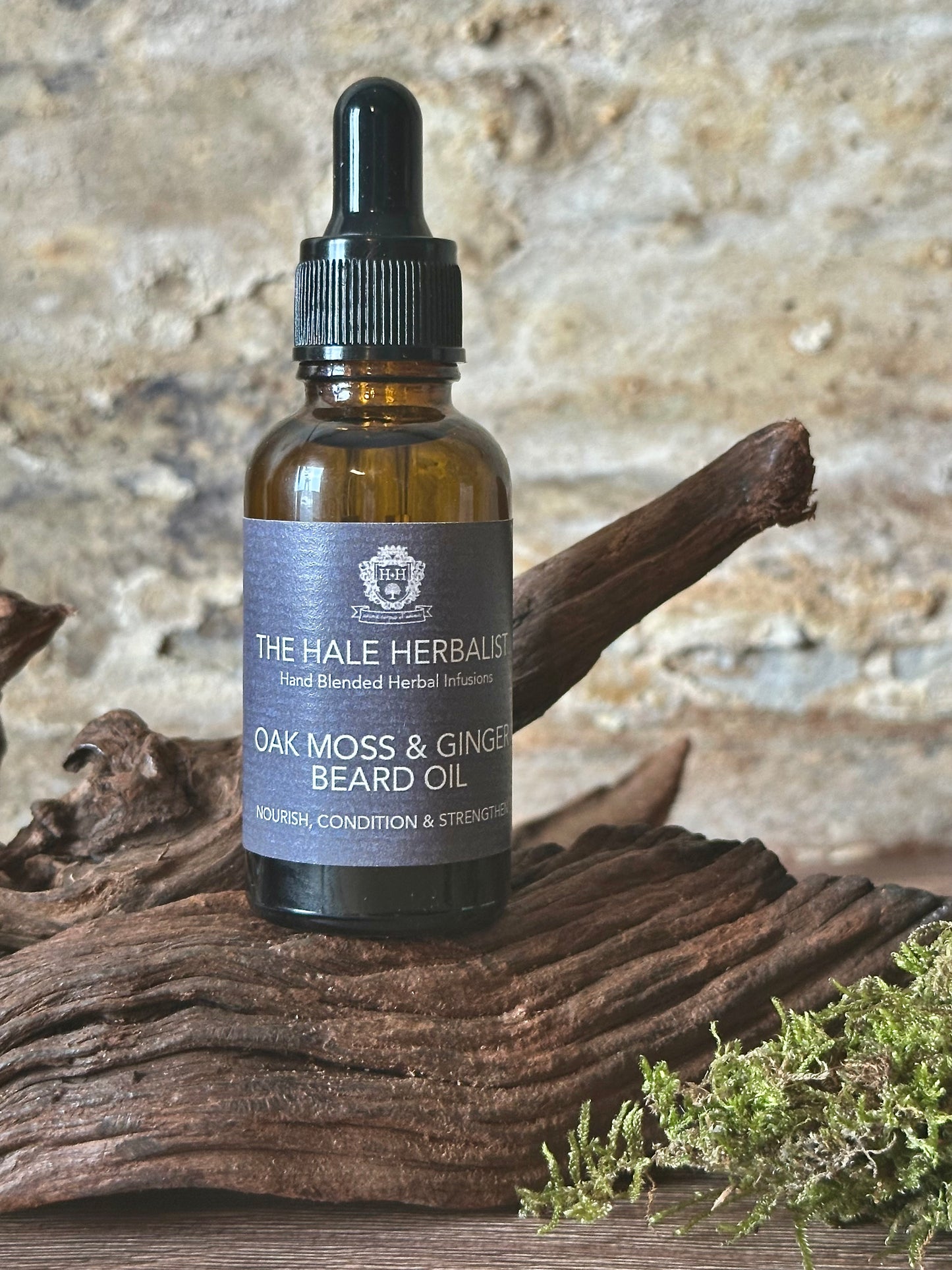 OAK MOSS & GINGER Beard Oil