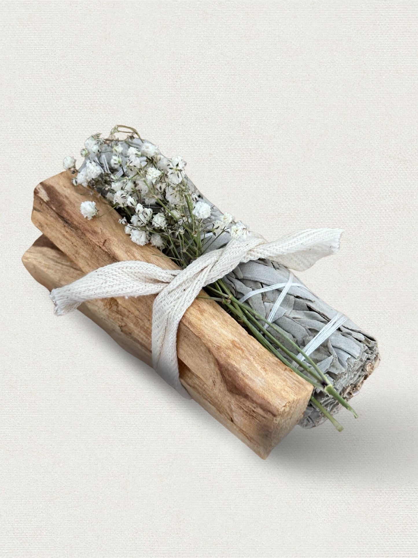 White Sage, Palo Santo & Dried Flower Bundle