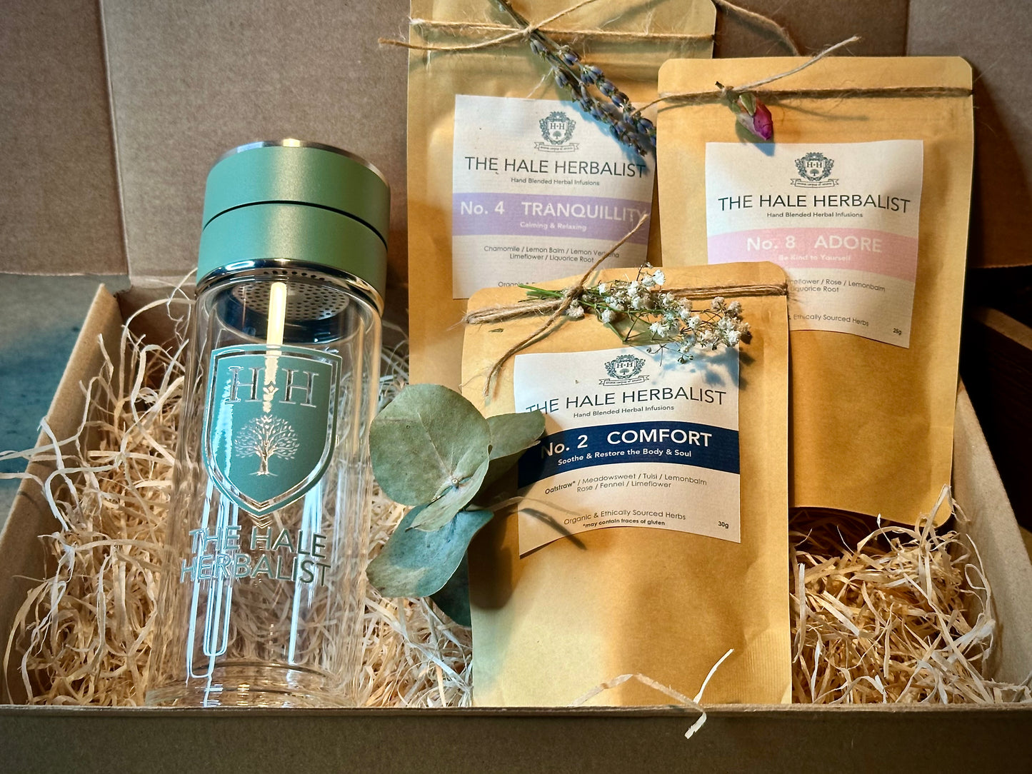 THE HALE HERBALIST Travel Flask & Infusion Gift Box